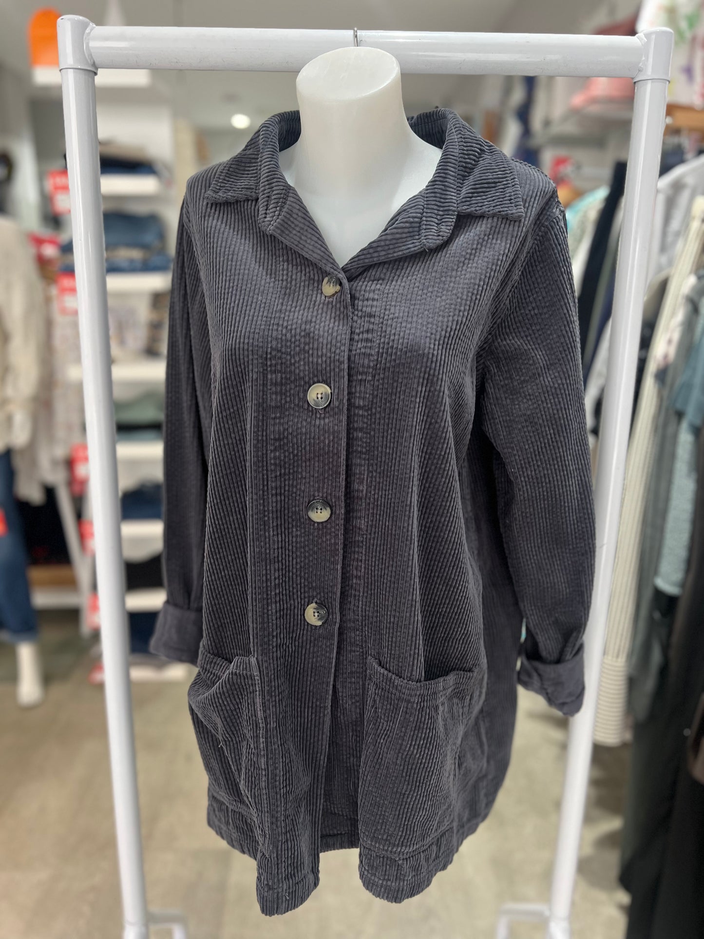 Cut Loose Cord Car Coat