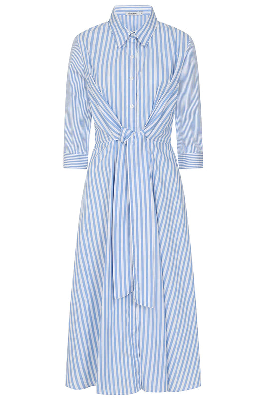 Alice Collins Sophie Shirt Dress - Sky Stripe