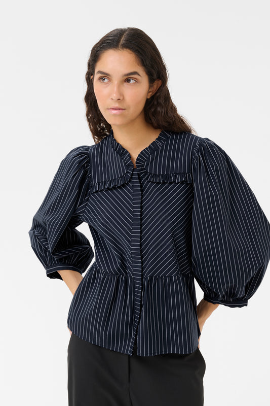 Karen by Simonsen Amy Nette Navy Blouse