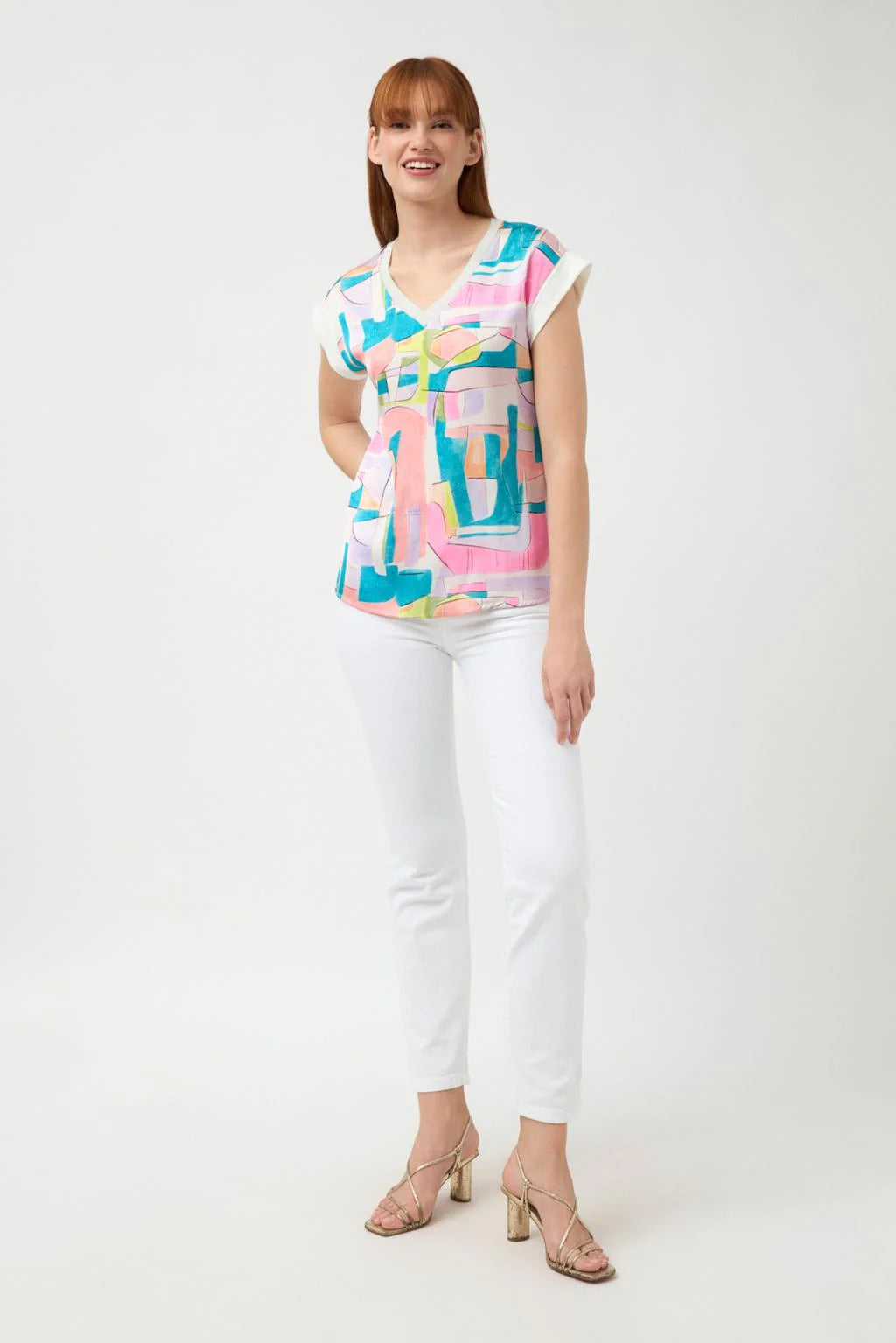 Tinta & Bariloche Roxy Rosa Printed T-Shirt