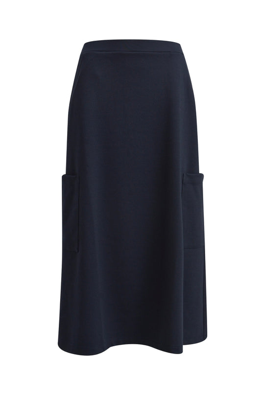 Smith & Soul Navy Interlock Skirt