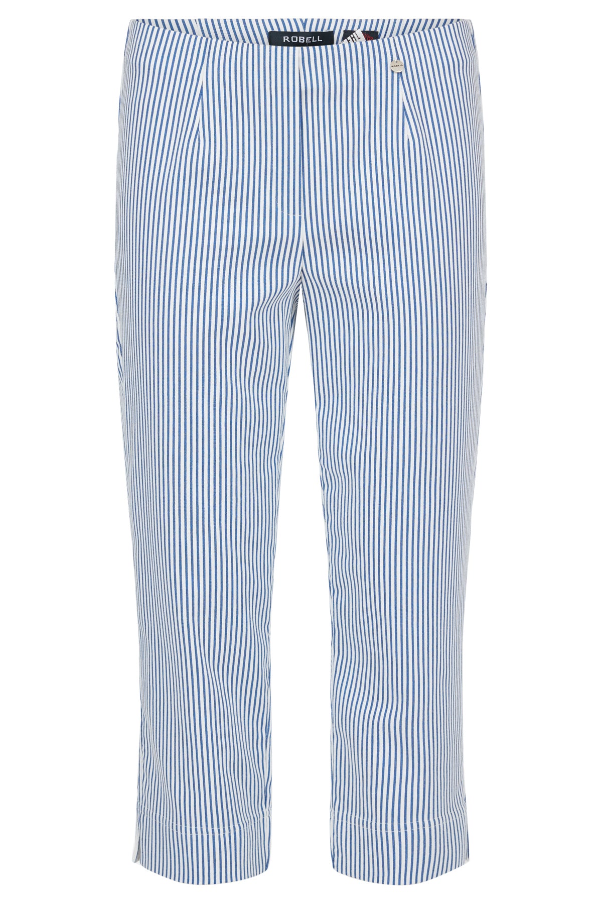 Robell Marie 07 Navy Stripe Trousers