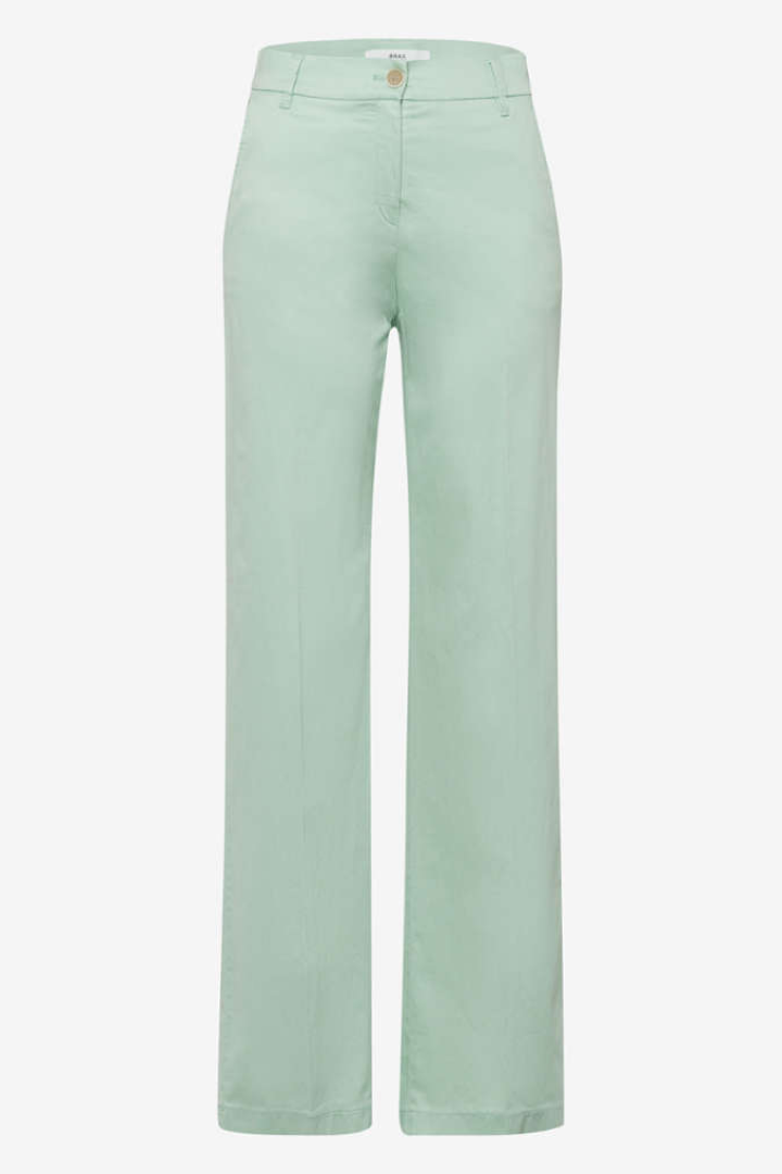 Brax Pastel Green Maine Trousers