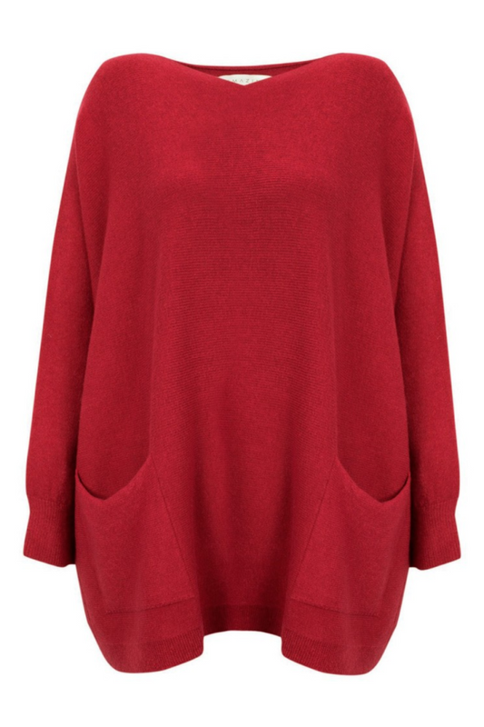 Amazing Woman Berry Red Caryf Top