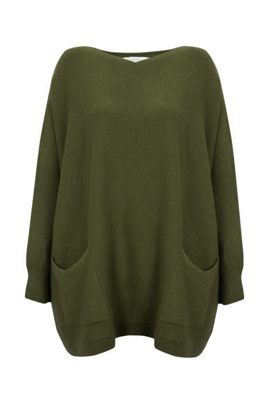 Amazing Woman Olive Musch Caryf Top