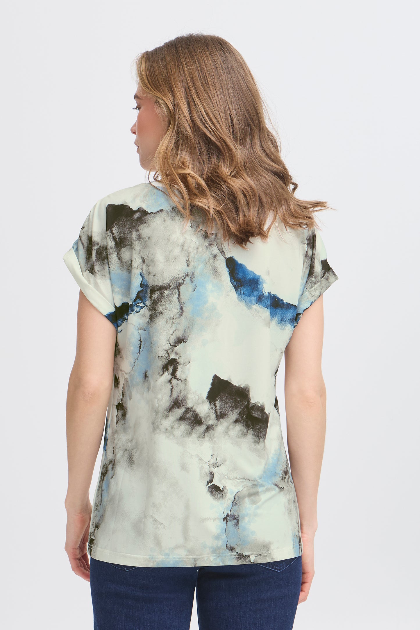 Fransa Seen Watercolour T-Shirt