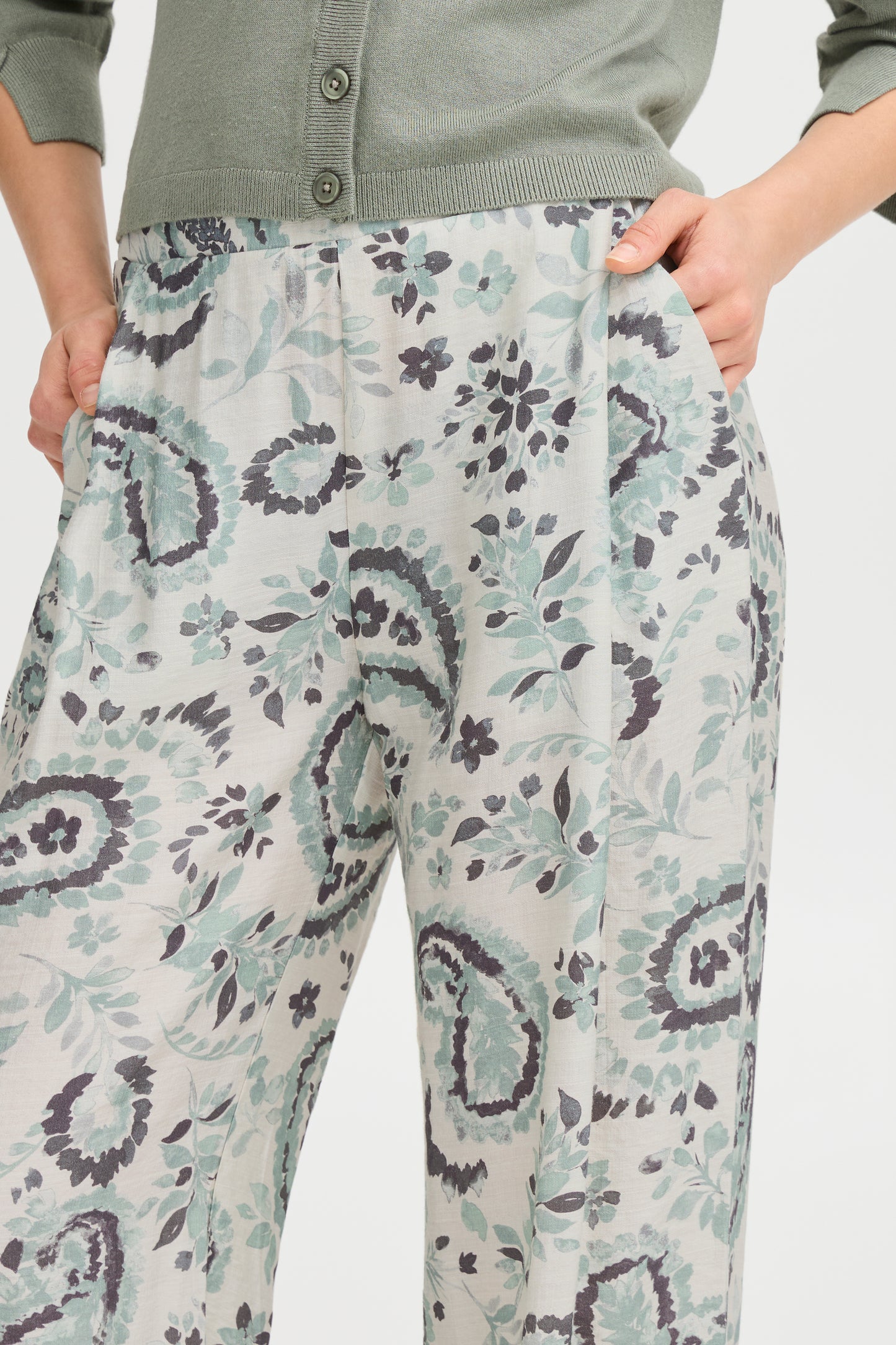 Fransa Ariana Pattern Trousers
