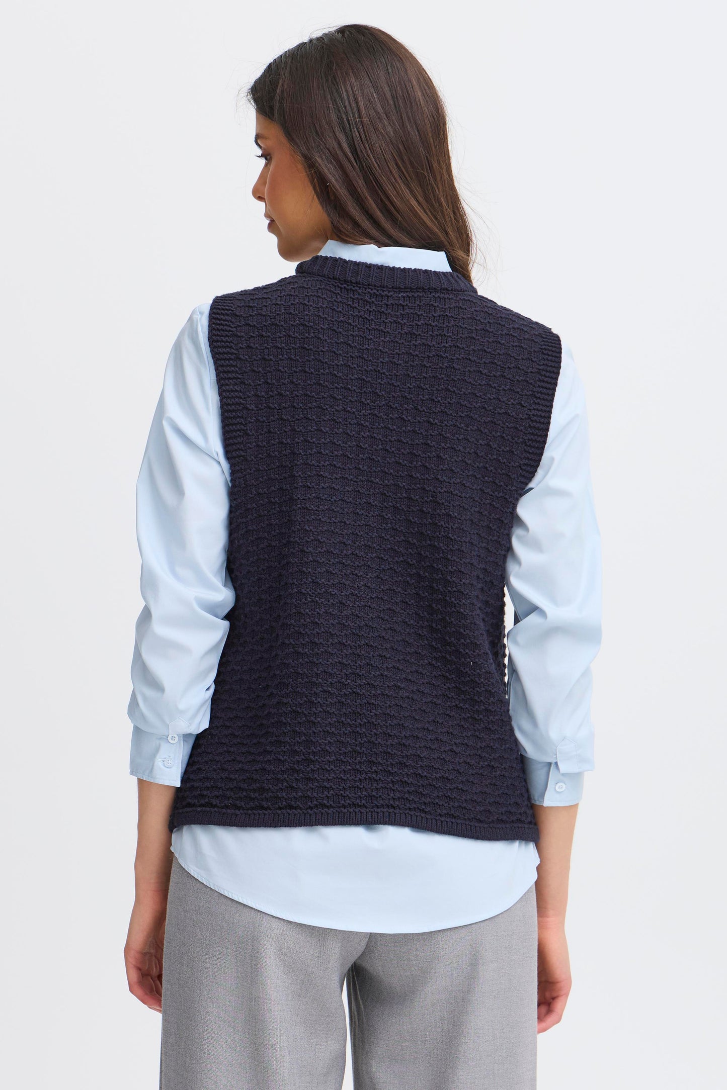 Fransa Kenna Navy Waistcoat