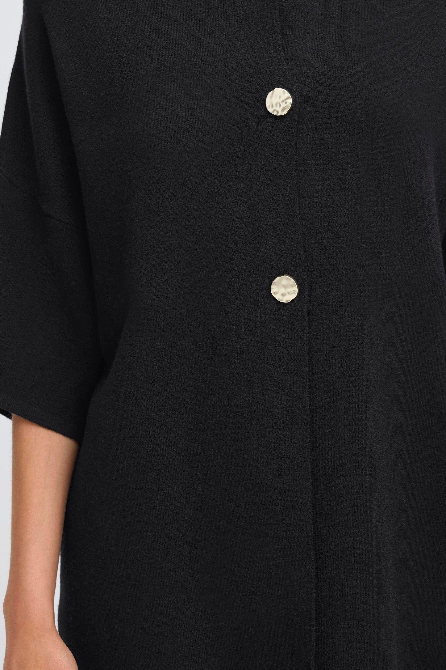 Fransa Sally Black Cardigan
