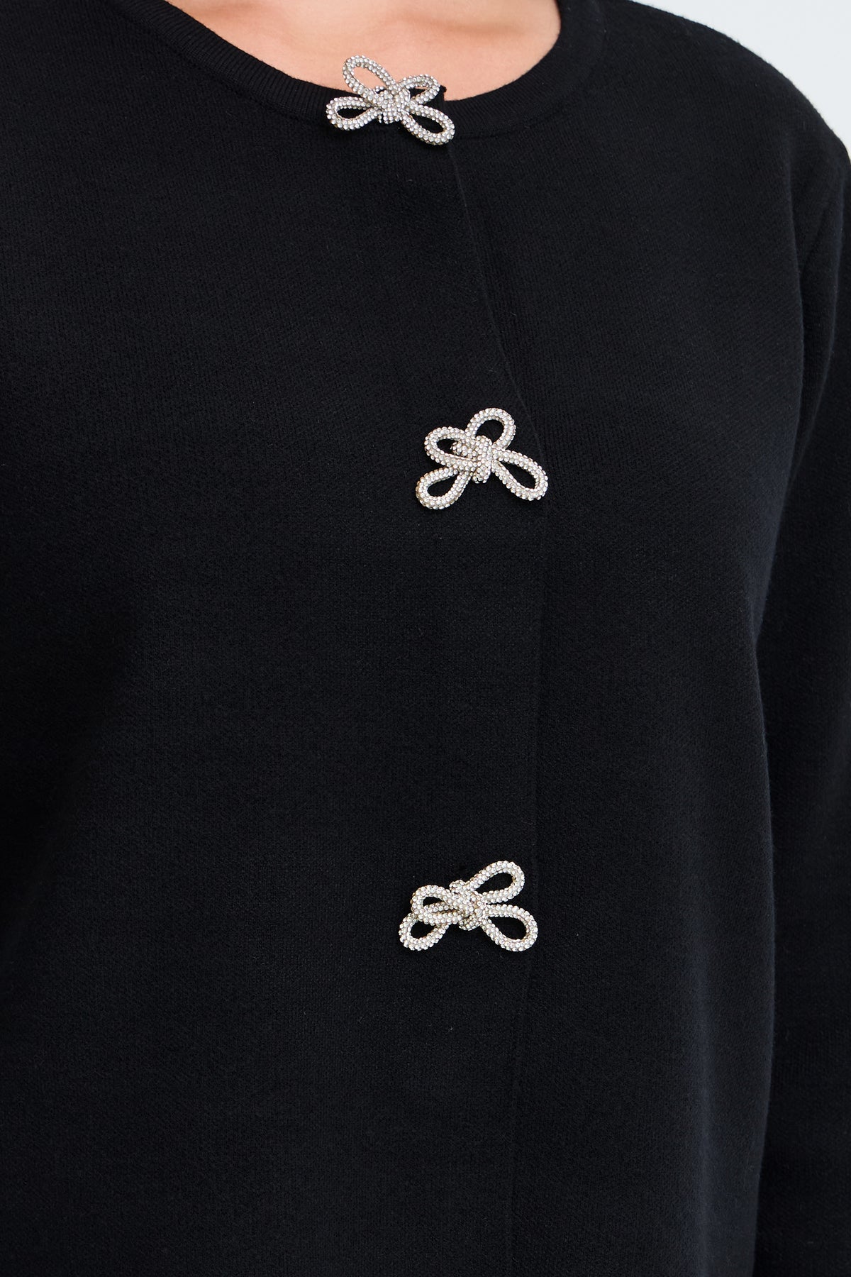 Fransa Sally Bow Cardigan