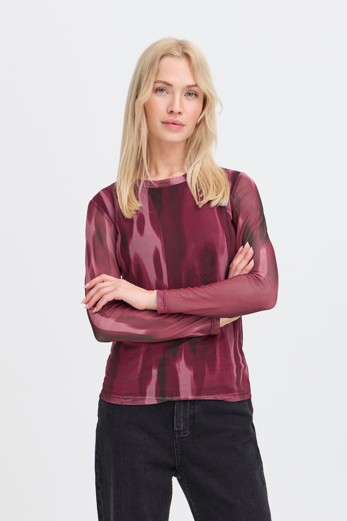 B-Young Paloma Mesh Top