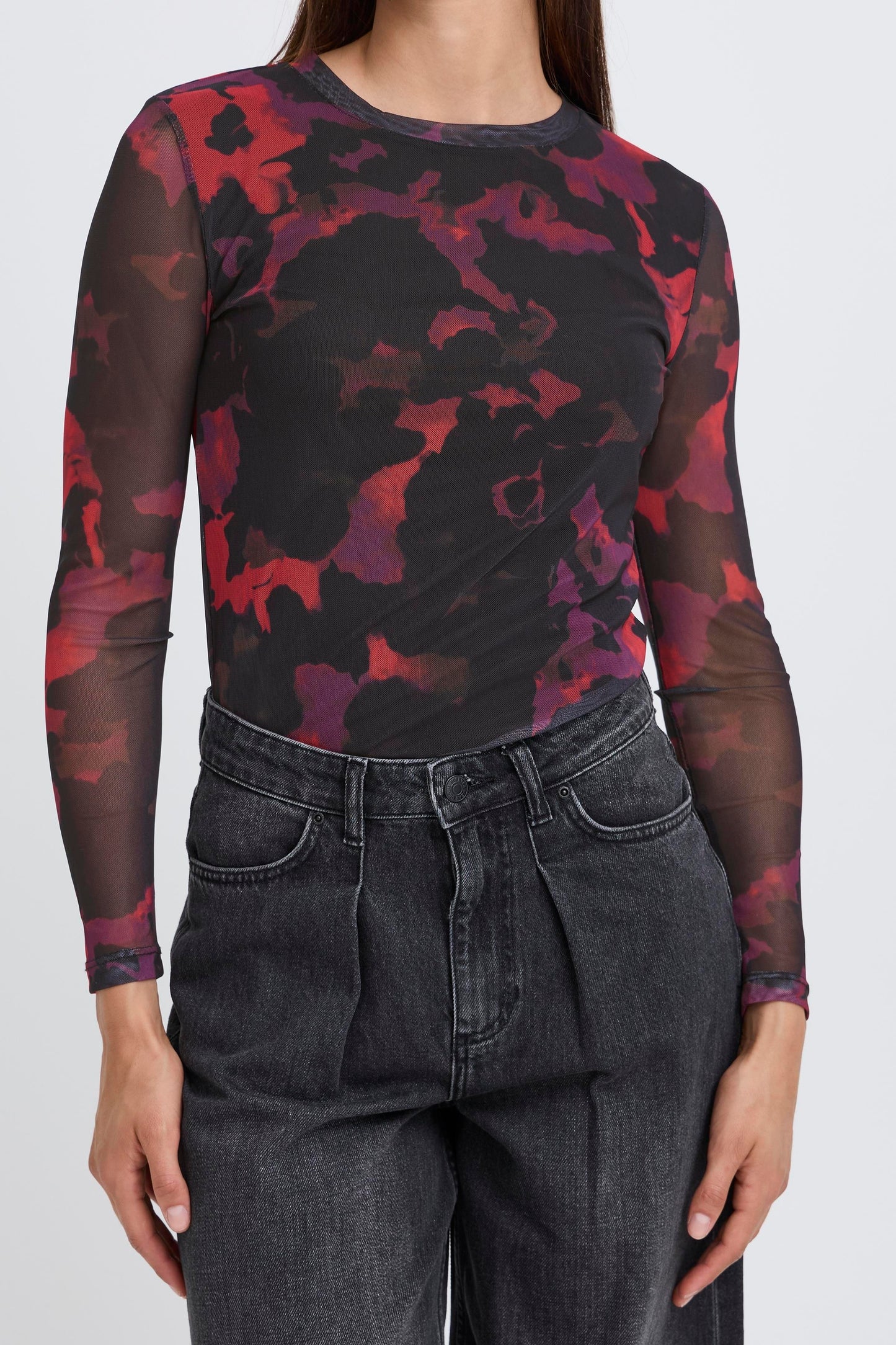 B-Young Paloma Mesh Top