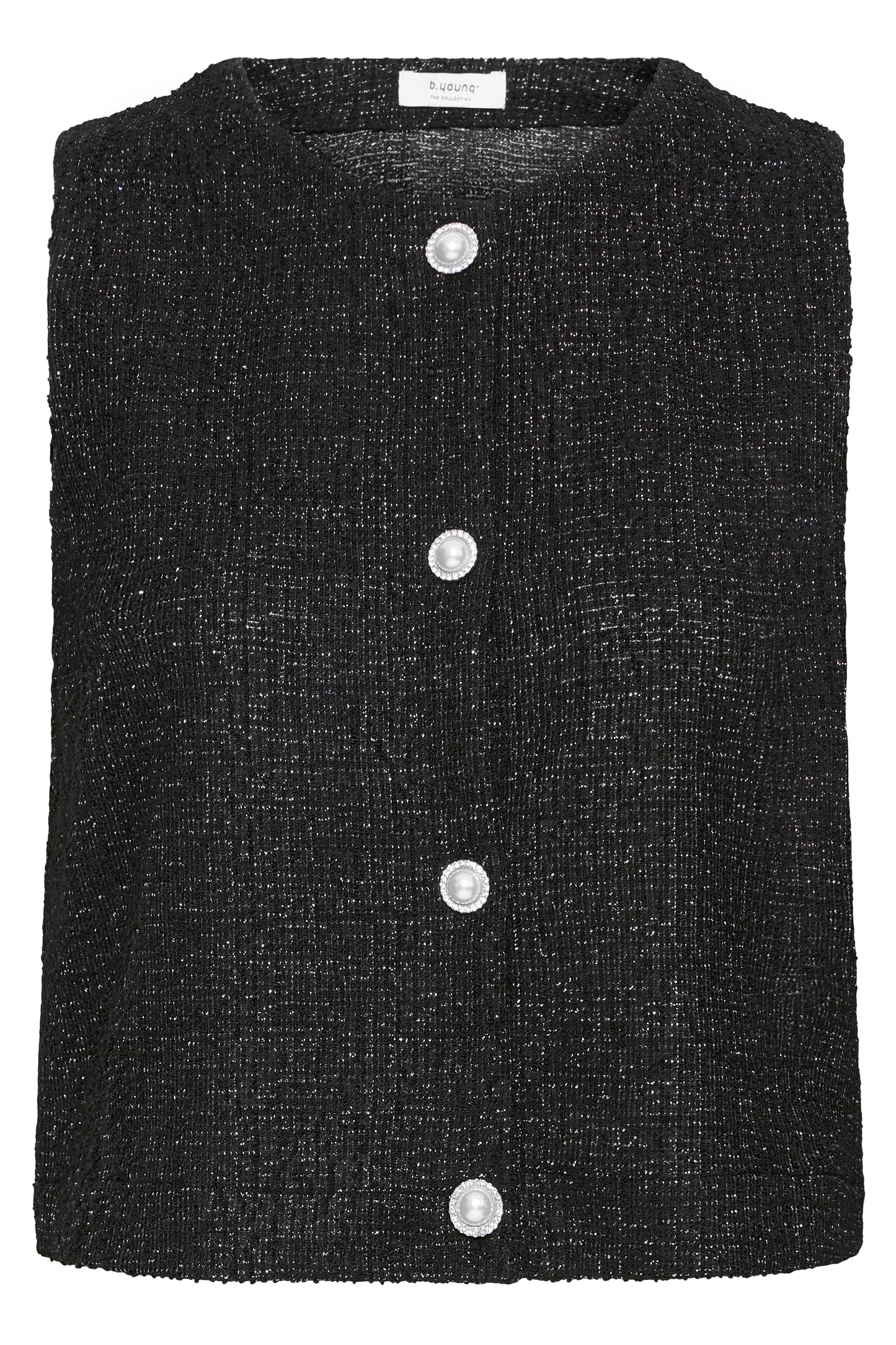 B-Young Panthea Black Waistcoat