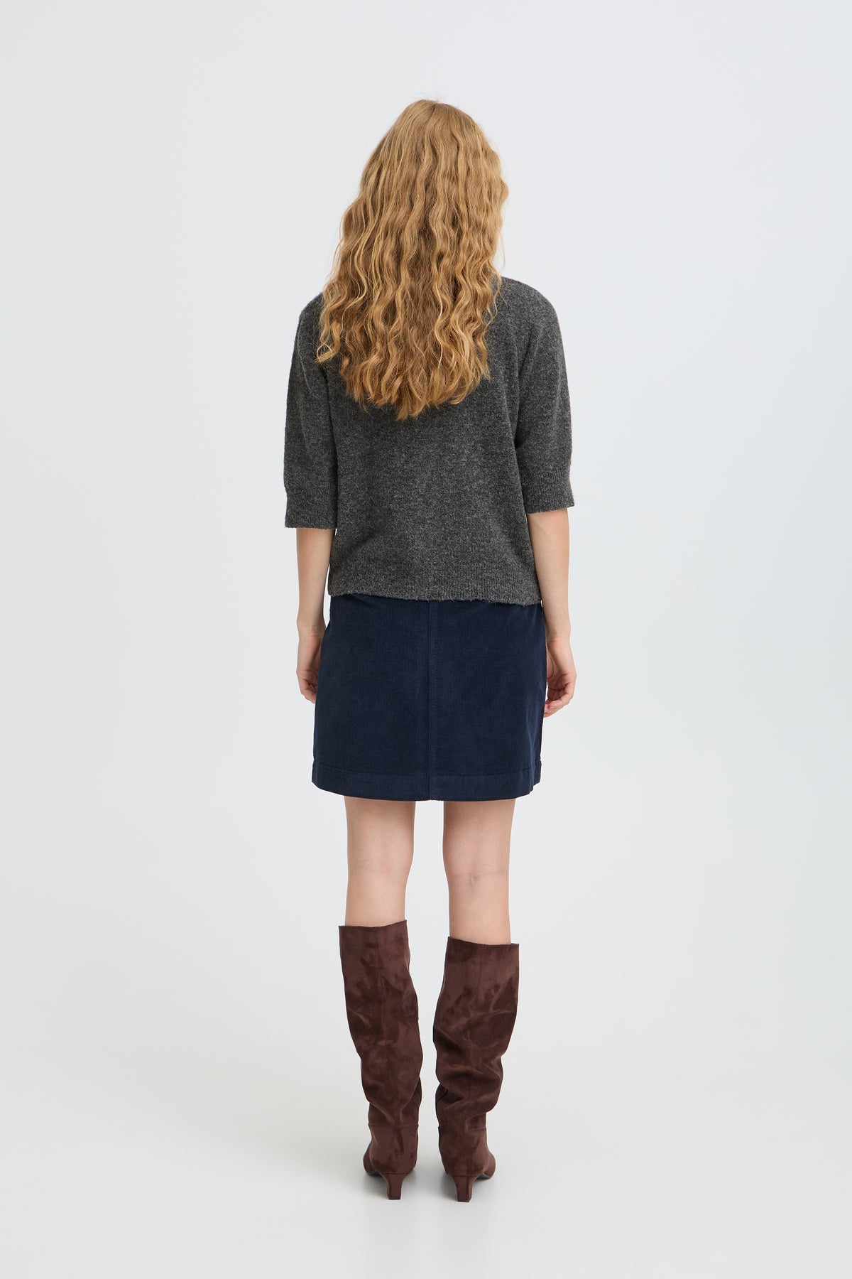 B.Young Ofira Argyle Cardigan