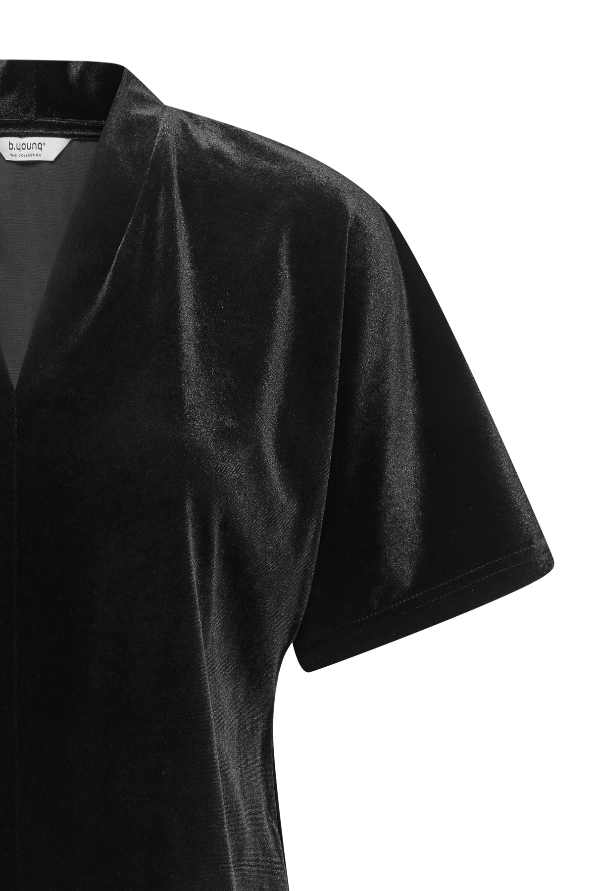 B.Young Perlina V-Neck Bat Velvet Top