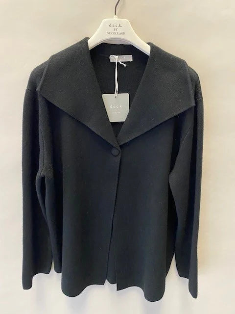 Deck by Decollage O/S One Button Cardigan