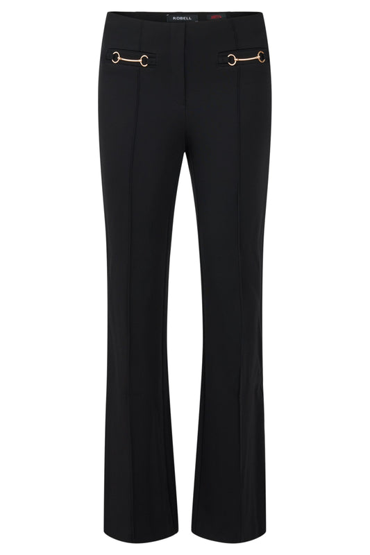 Robell Joella 82 Black Trousers