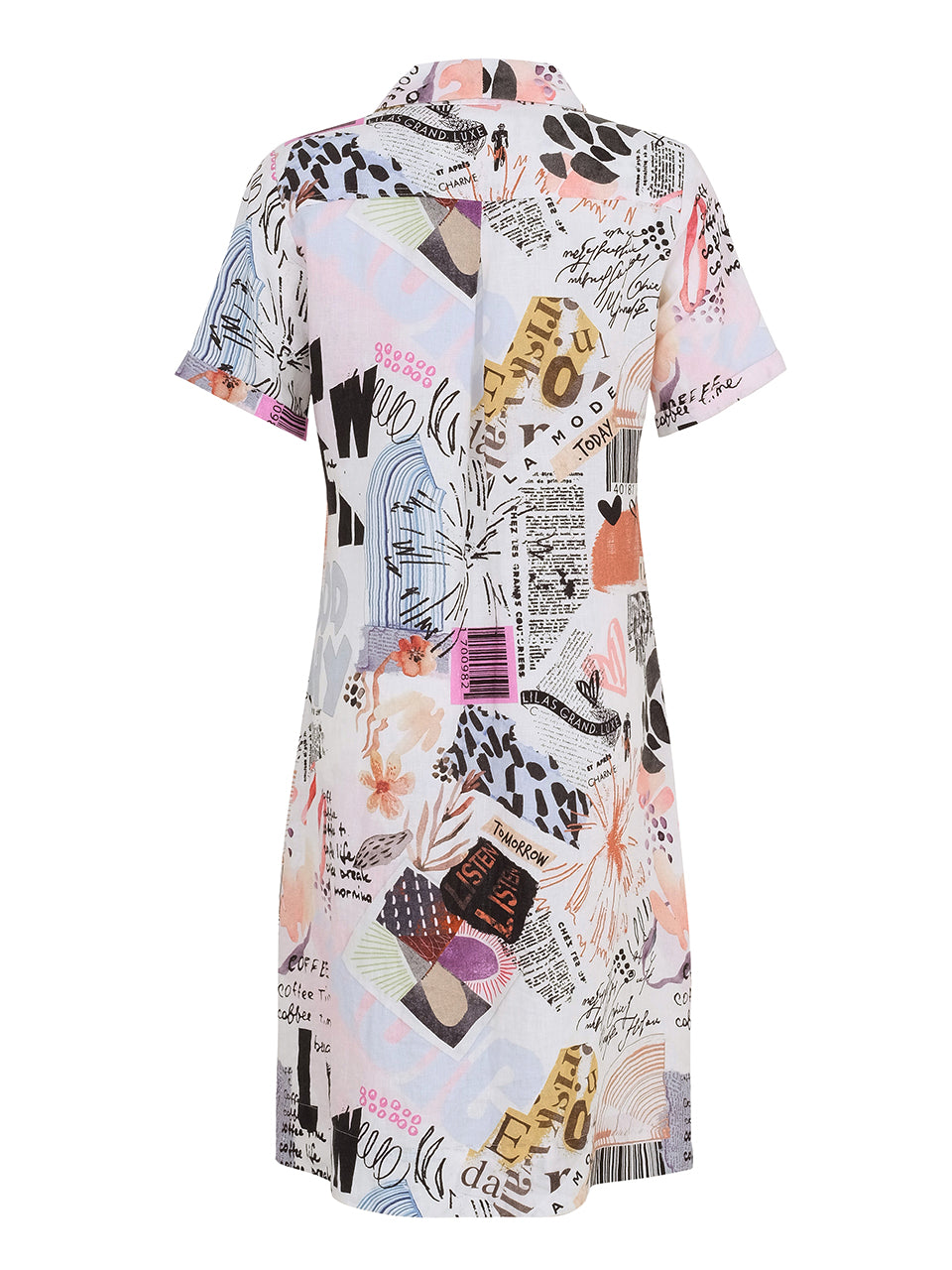 Dolcezza "Coffe Time" Print Dress
