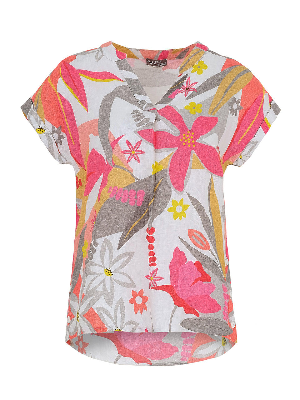 Dolcezza "A Smell of Gardenia" Print Top