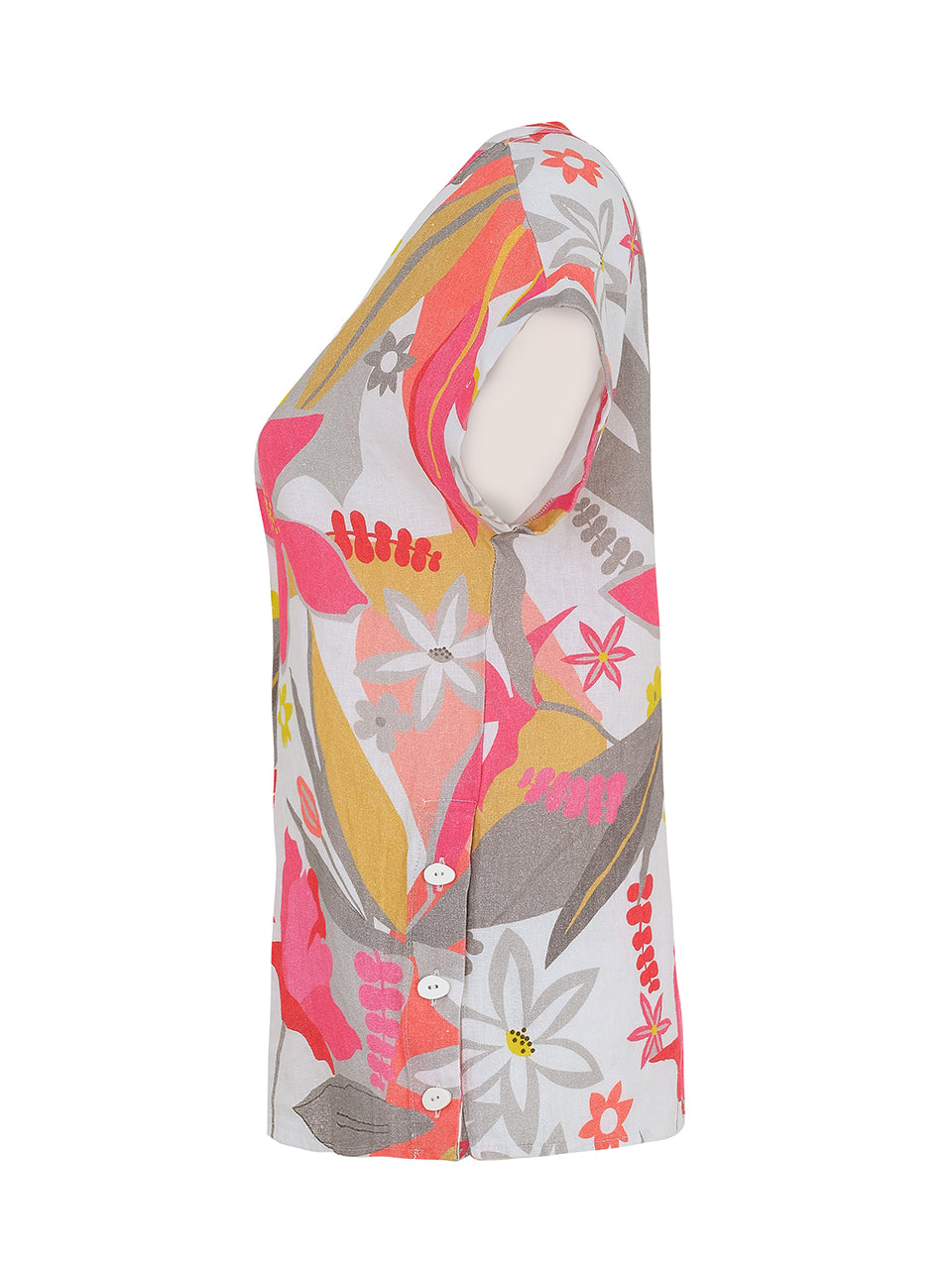 Dolcezza "A Smell of Gardenia" Print Top