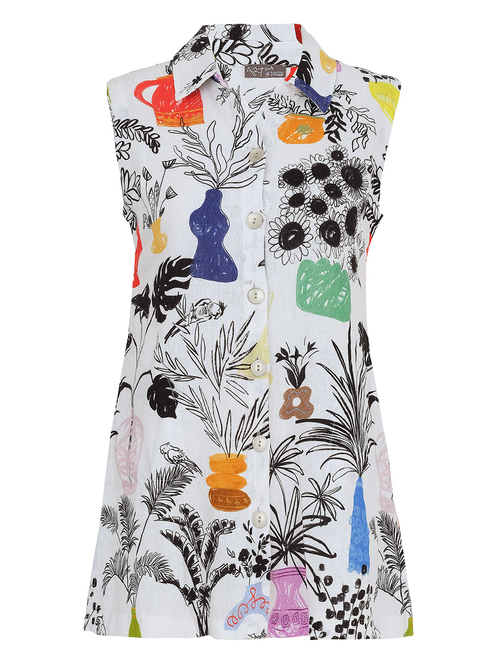 Dolcezza "Summer Bouquet" Sleeveless Top