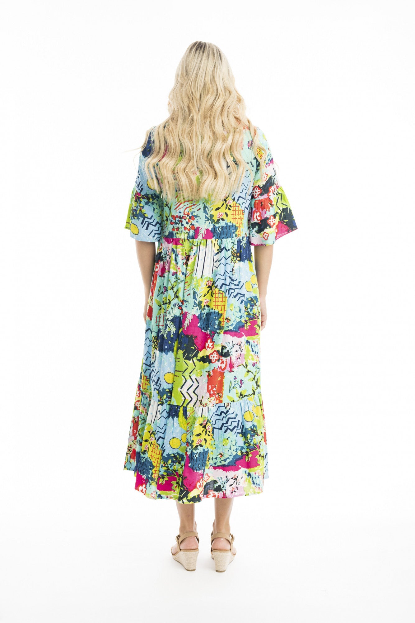 Orientique Elafonissi Print Dress