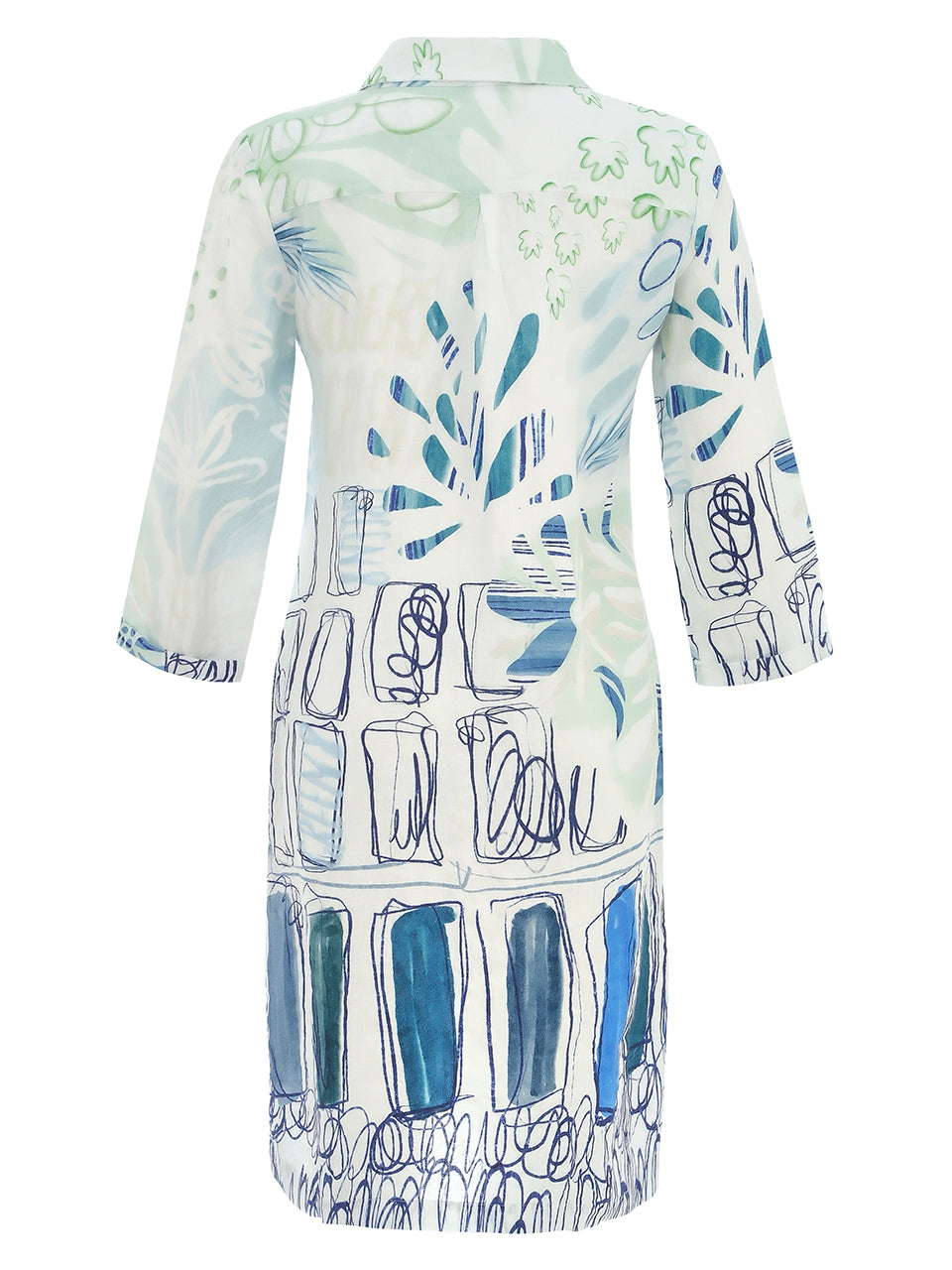 Dolcezza "City Garden" Print Dress