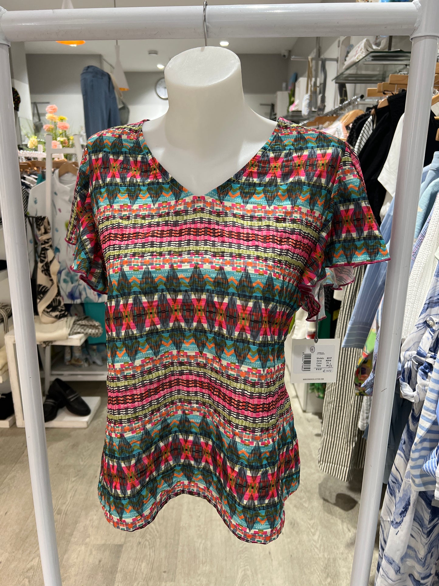 Hongo Pattern Blouse