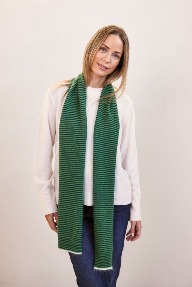 See Saw Thin Stripe Scarf