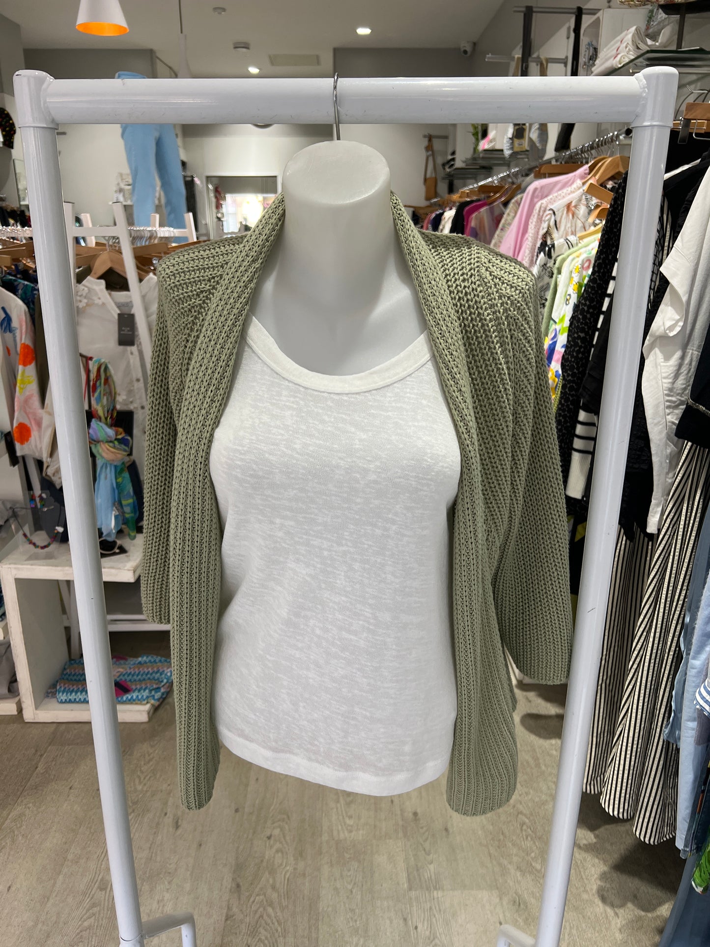 Blueberry Italia Long Knit Cardigan