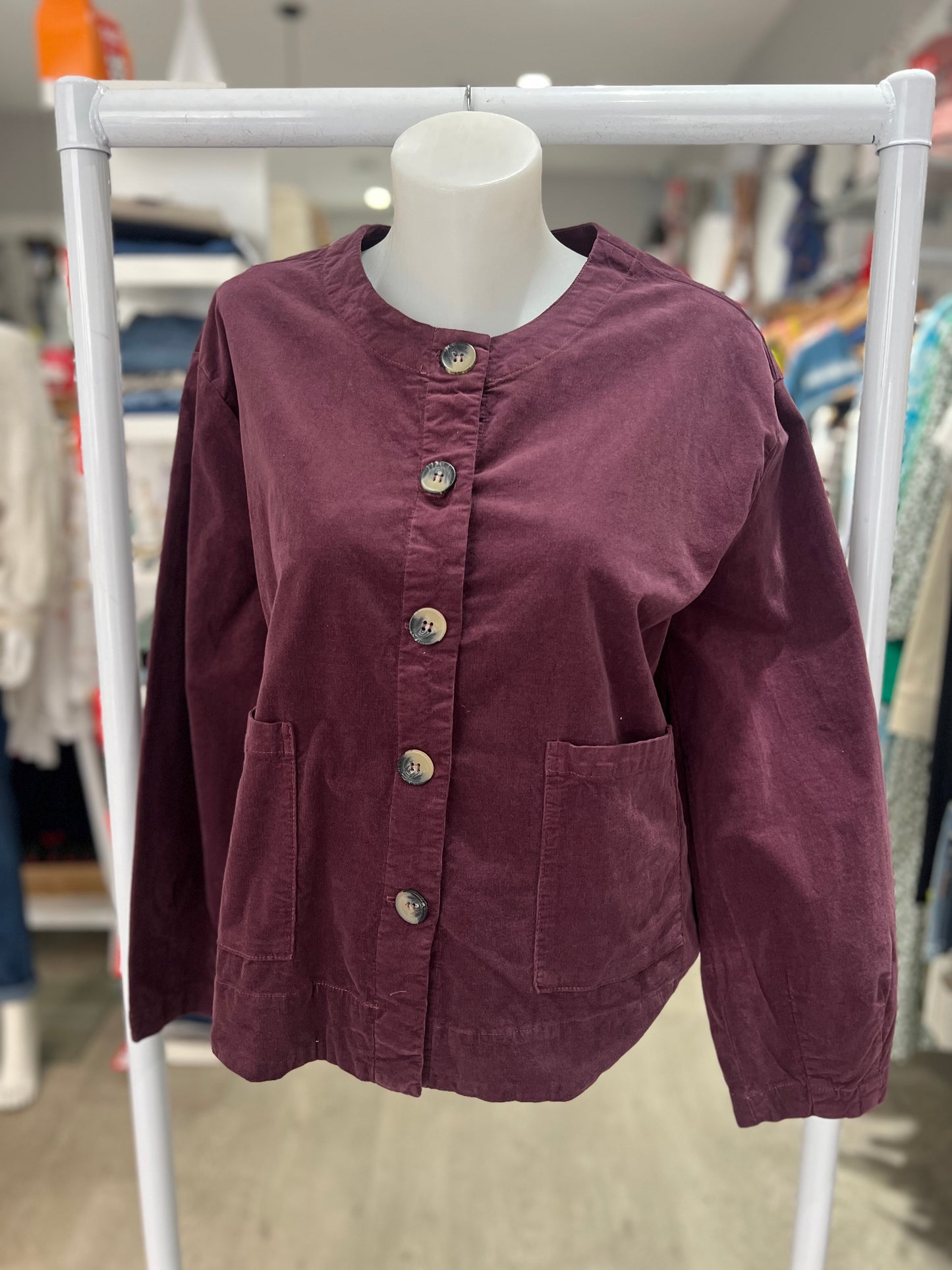 Cut Loose Mini Cord Barrel Sleeve Jacket