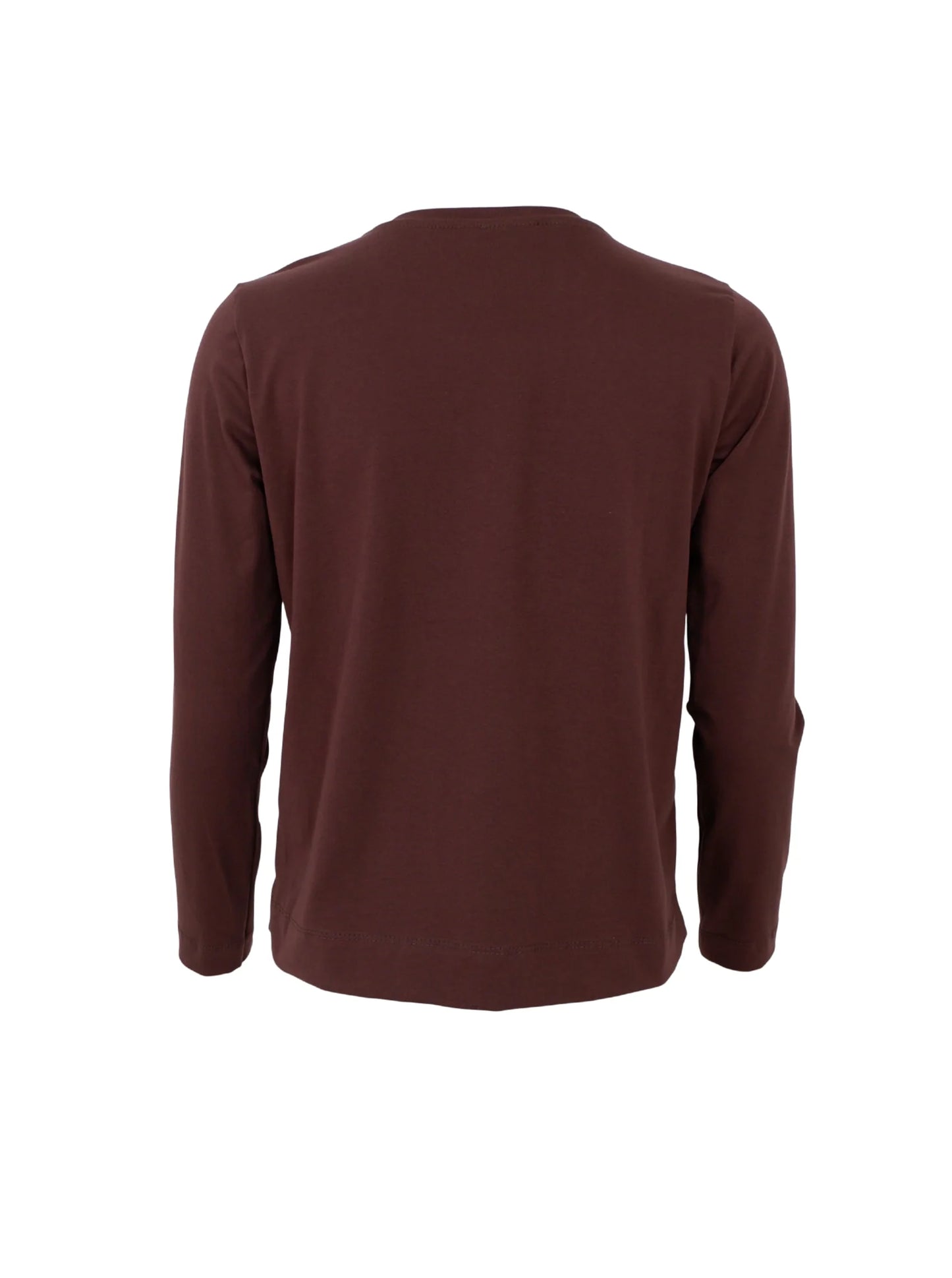 Black Colour May Long Sleeve Tee - Coffee