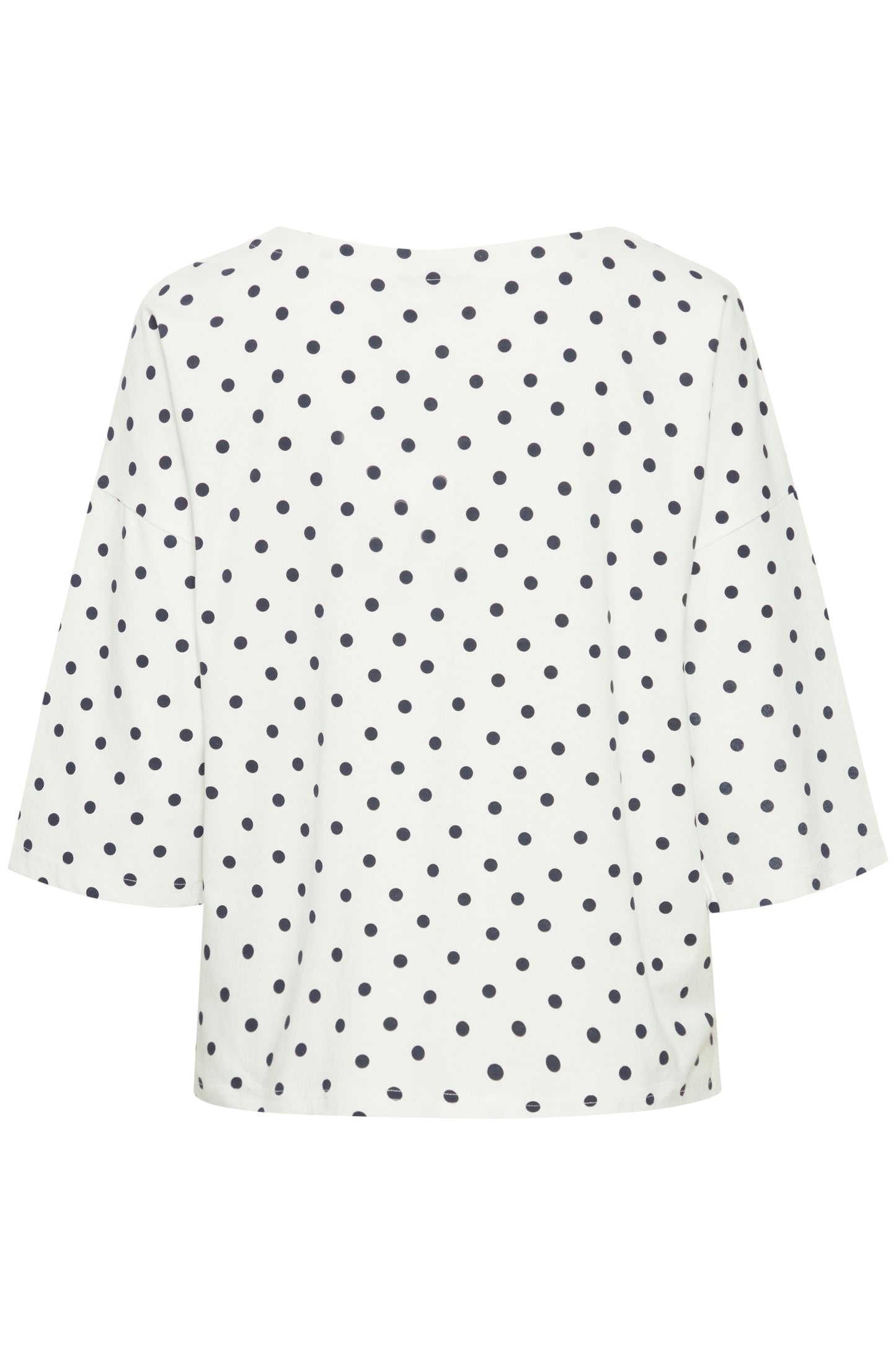 Fransa Siva Polkadot Top