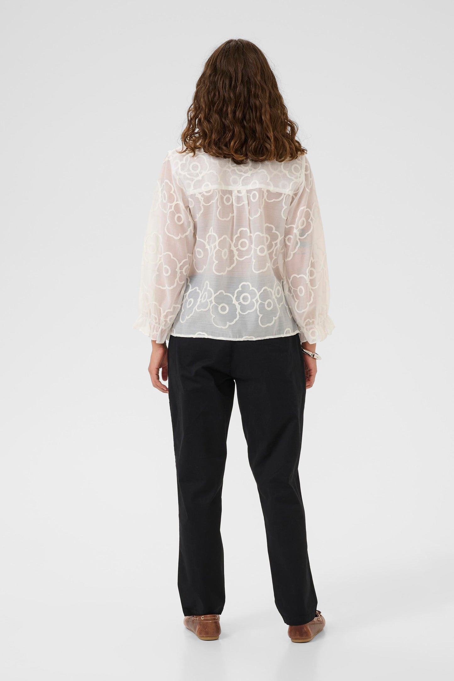 Culture Florisa Sheer Blouse