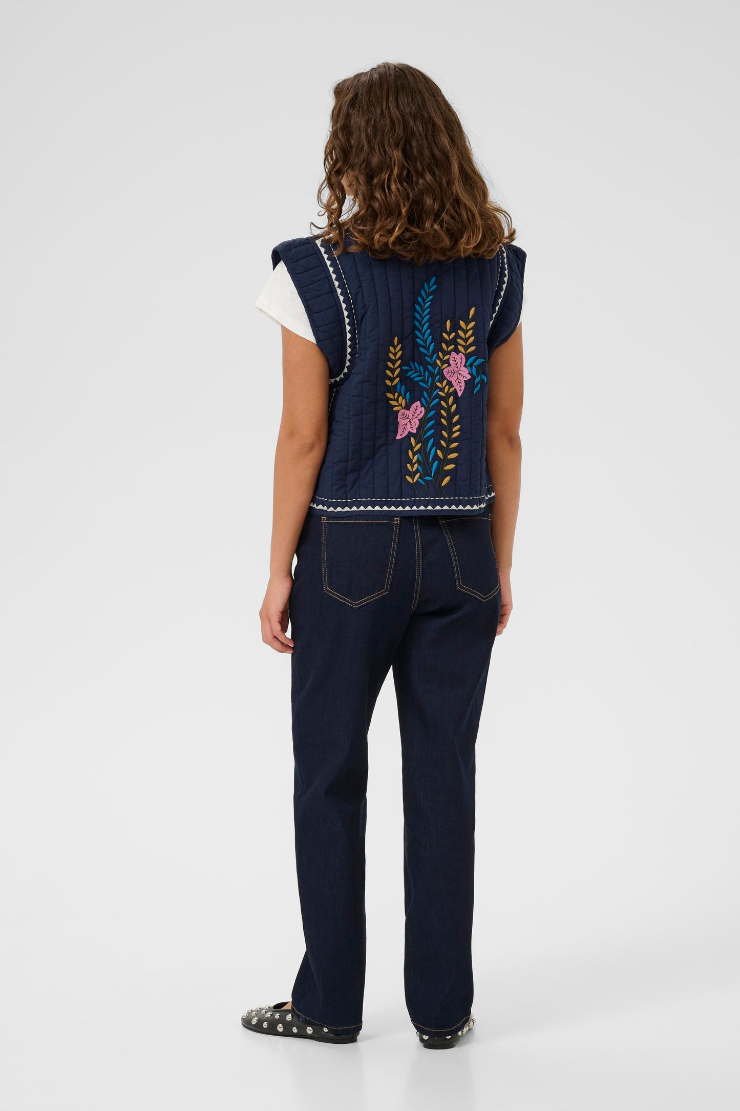 Culture Berglind Embroidered Waistcoat