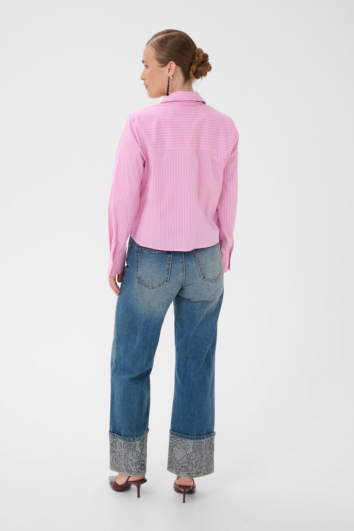 Culture Ebony Stripe Shirt