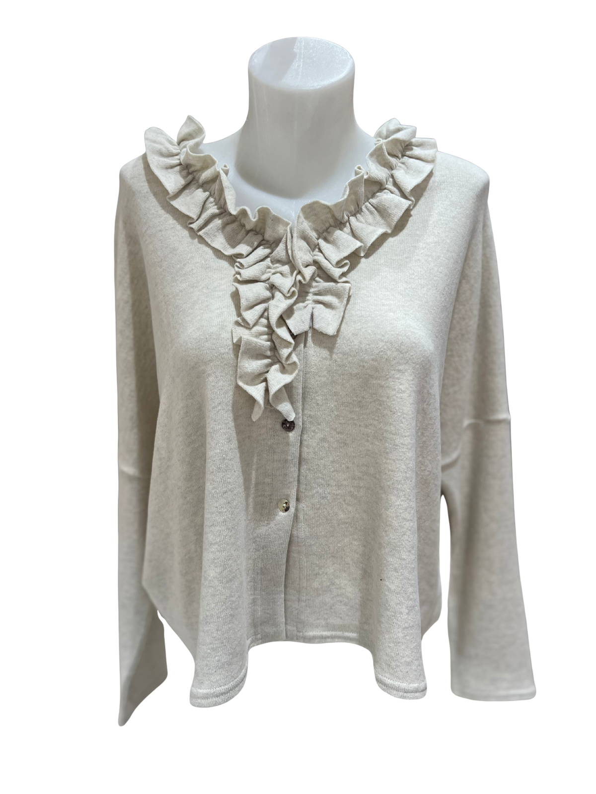 Neirami Ruched Cardigan
