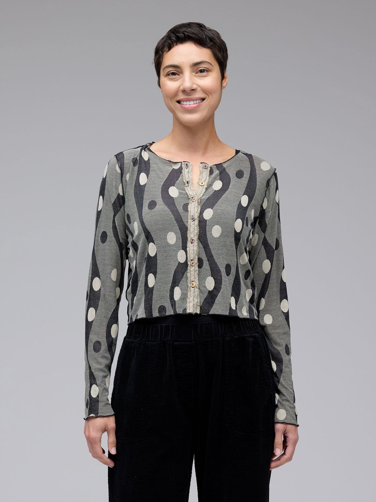 Cut Loose Jacquard Cardigan