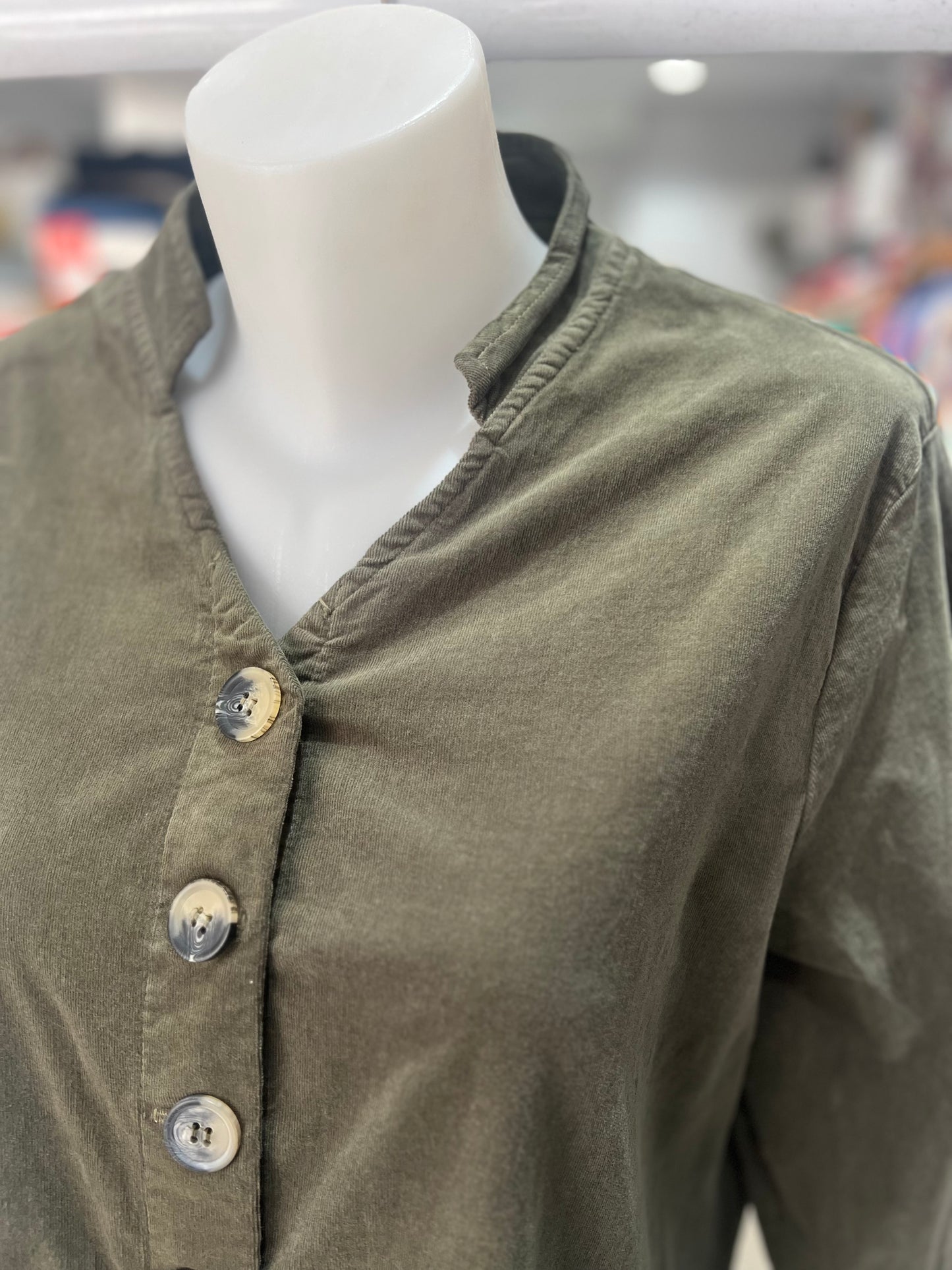 Cut Loose Corduroy Swing Coat