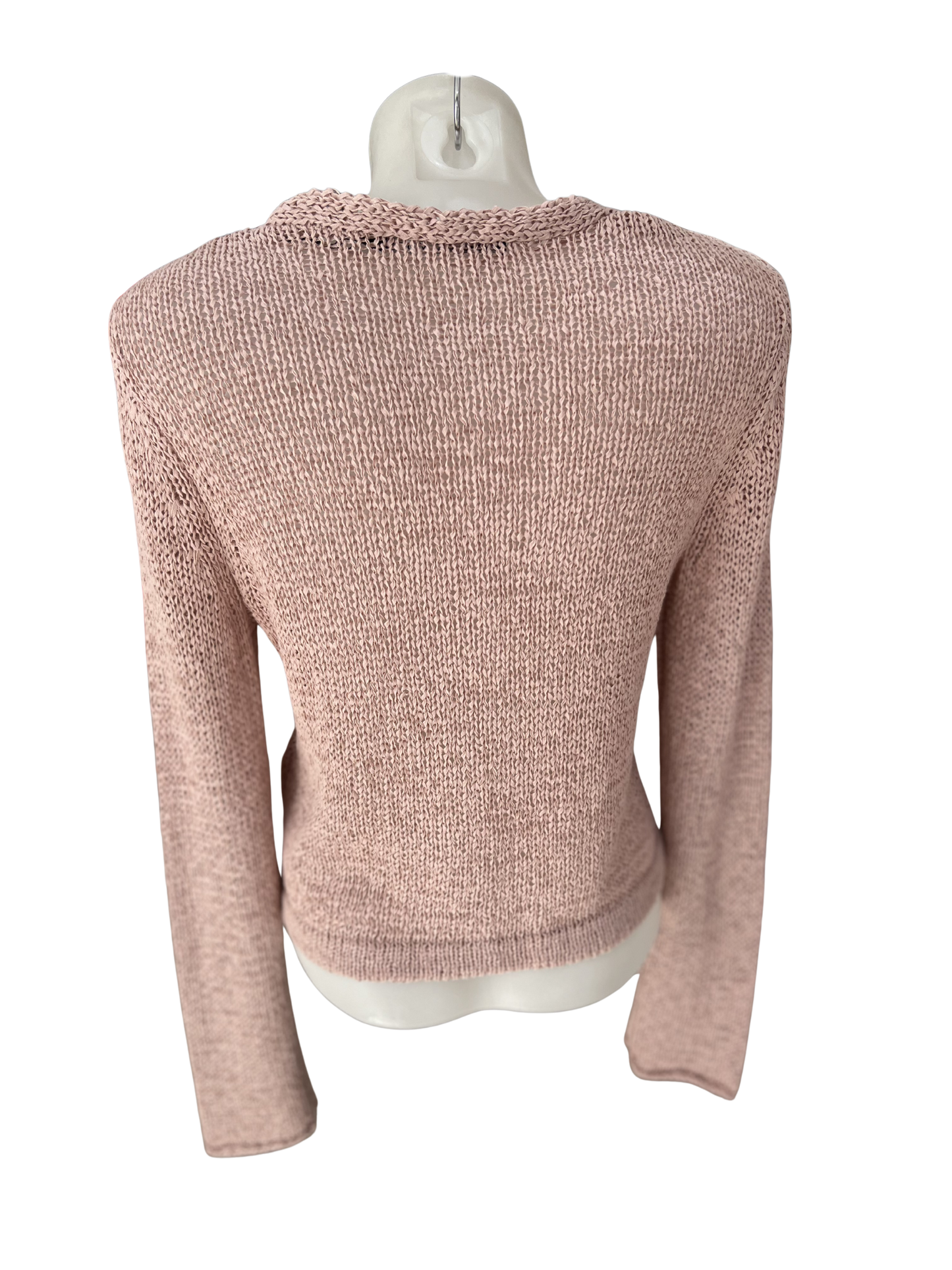 Amber & Moon Pearl Rose Knit Cardigan