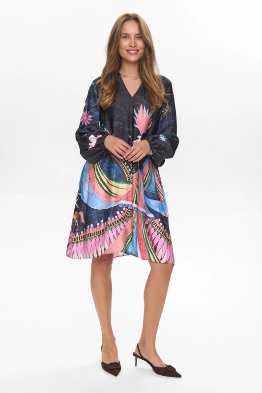 Numph Starla Short Obsidian Dress