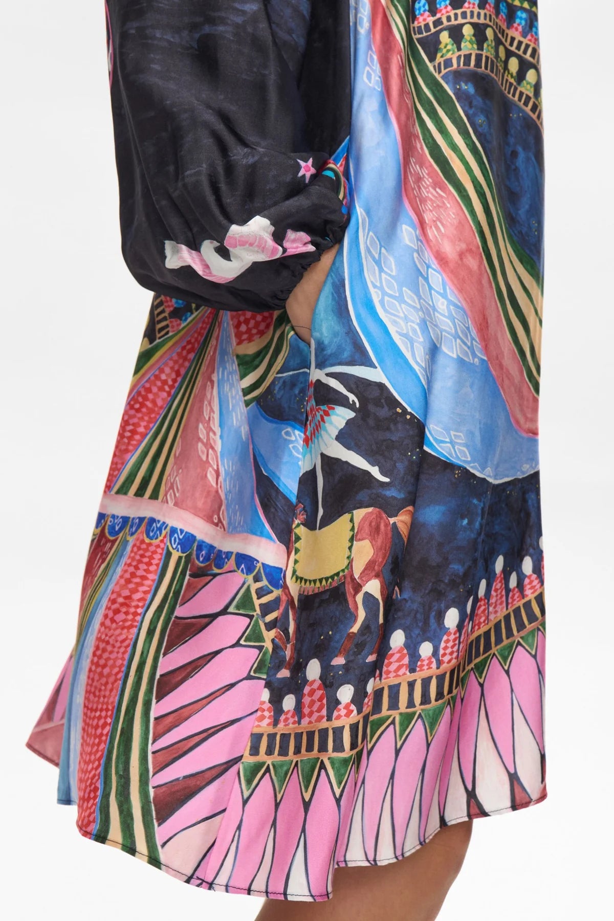 Numph Starla Short Obsidian Dress