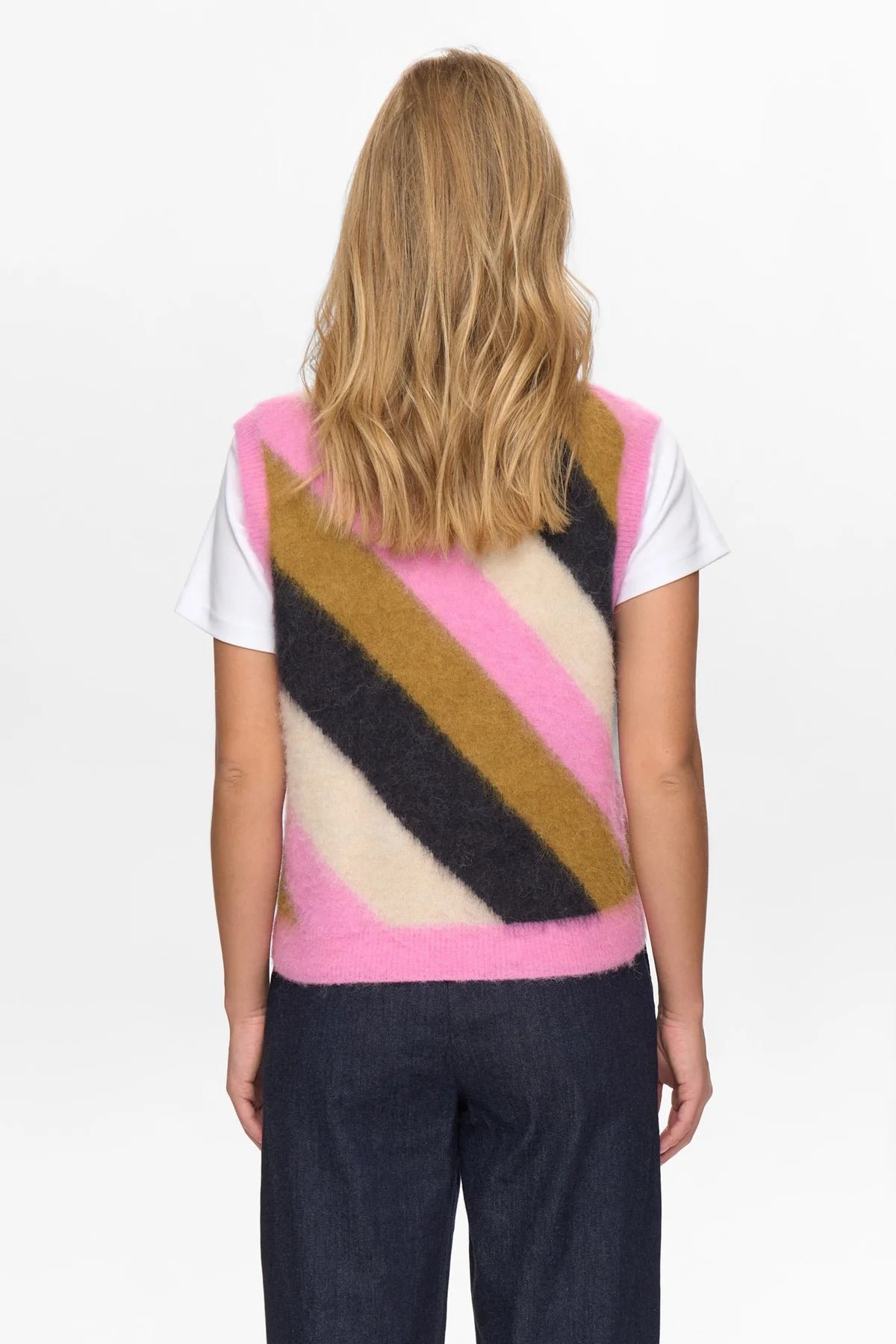 Numph Suri Multicolour Stripe Vest