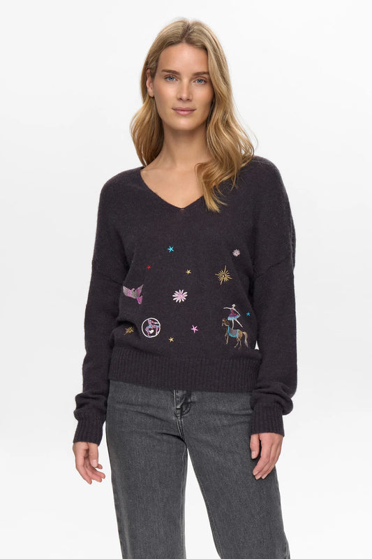 Numph Almut Obsidian Pullover