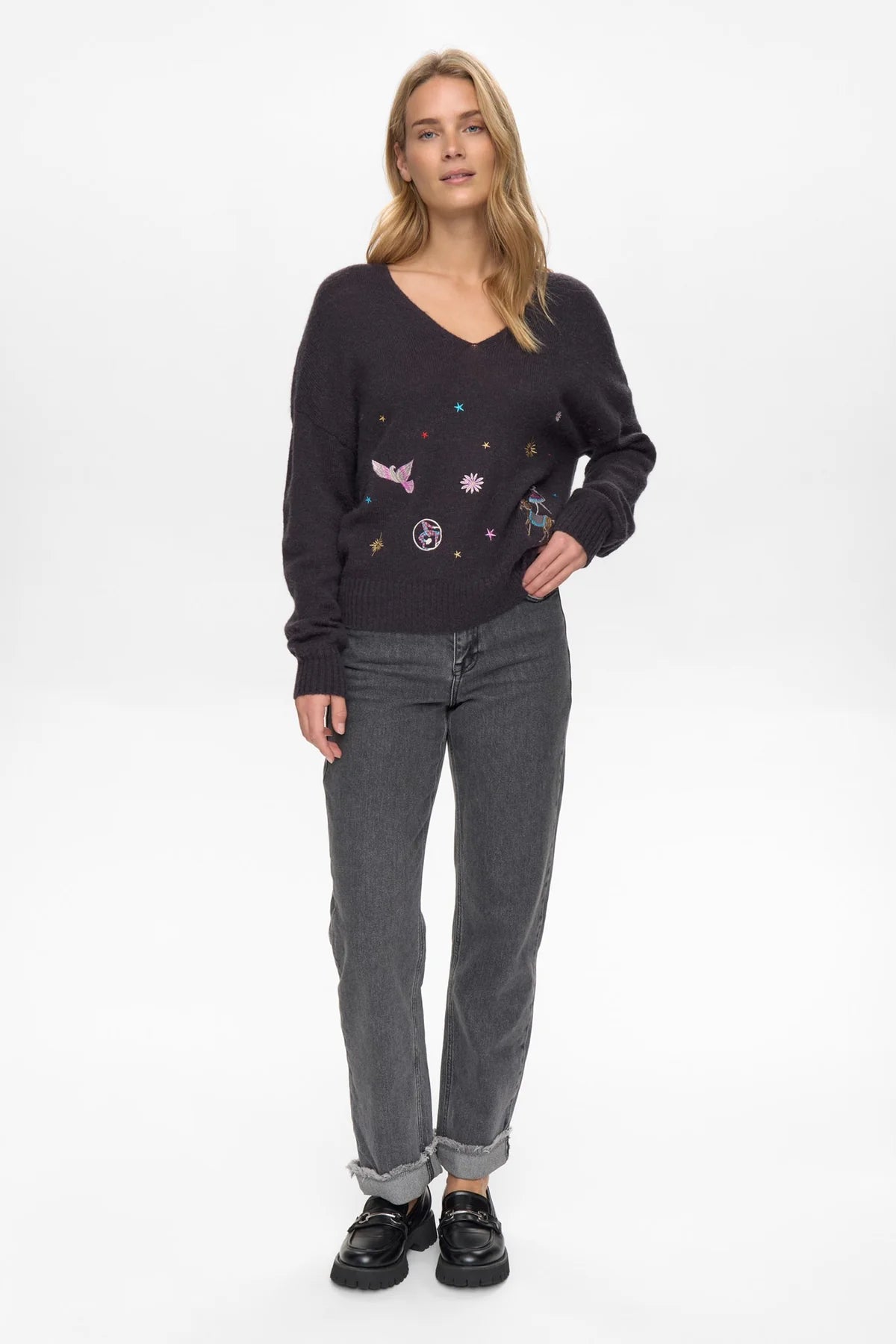Numph Almut Obsidian Pullover