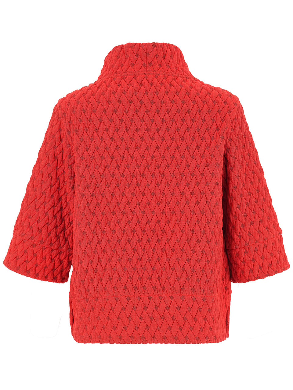 Dolcezza Red Basket Weave Jumper