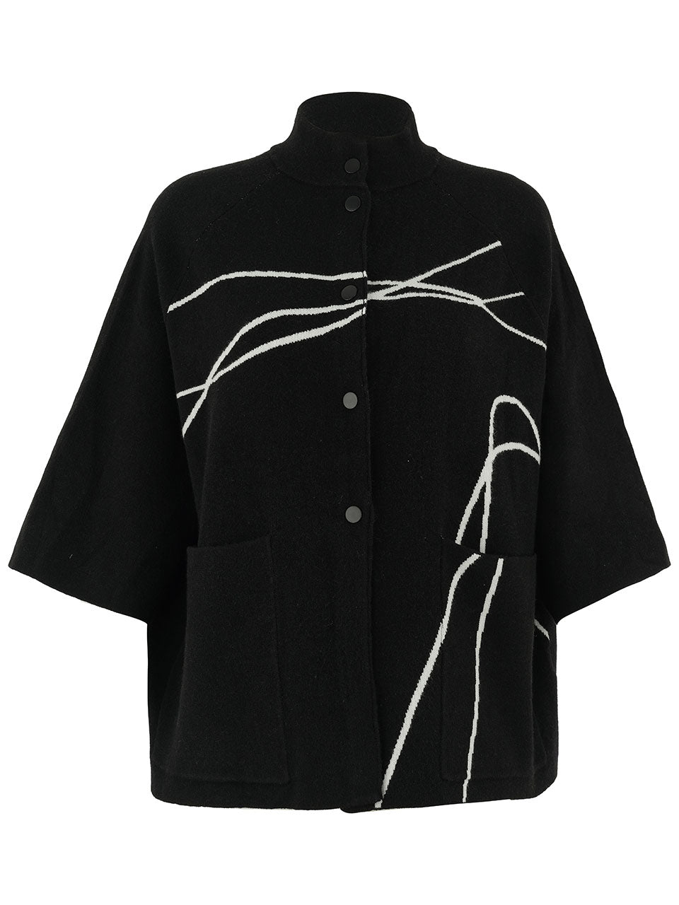 Dolcezza Black Knit Cardigan