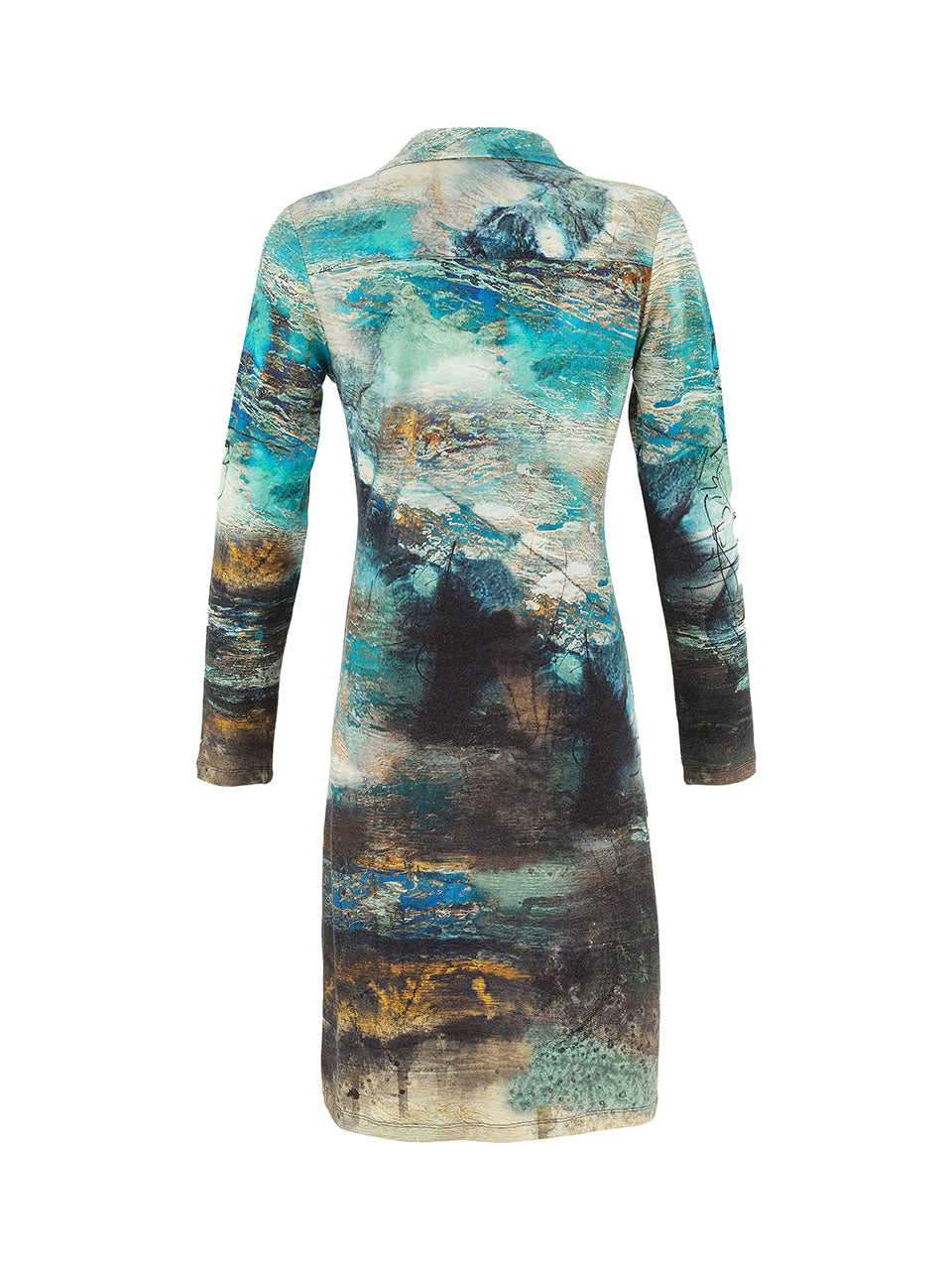 Dolcezza Mountain Pattern Dress