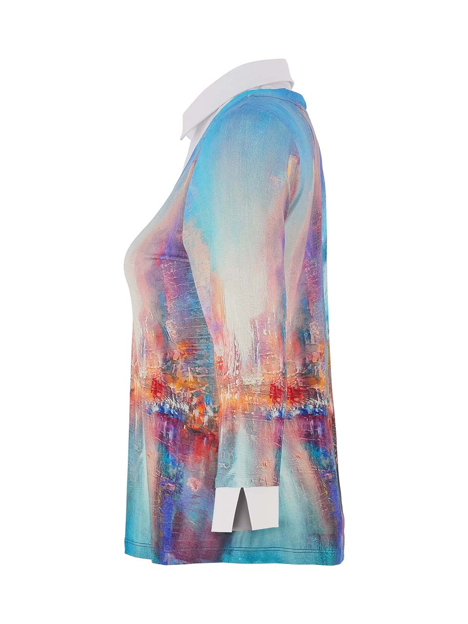 Dolcezza "The Blue City" Faux Shirt Top
