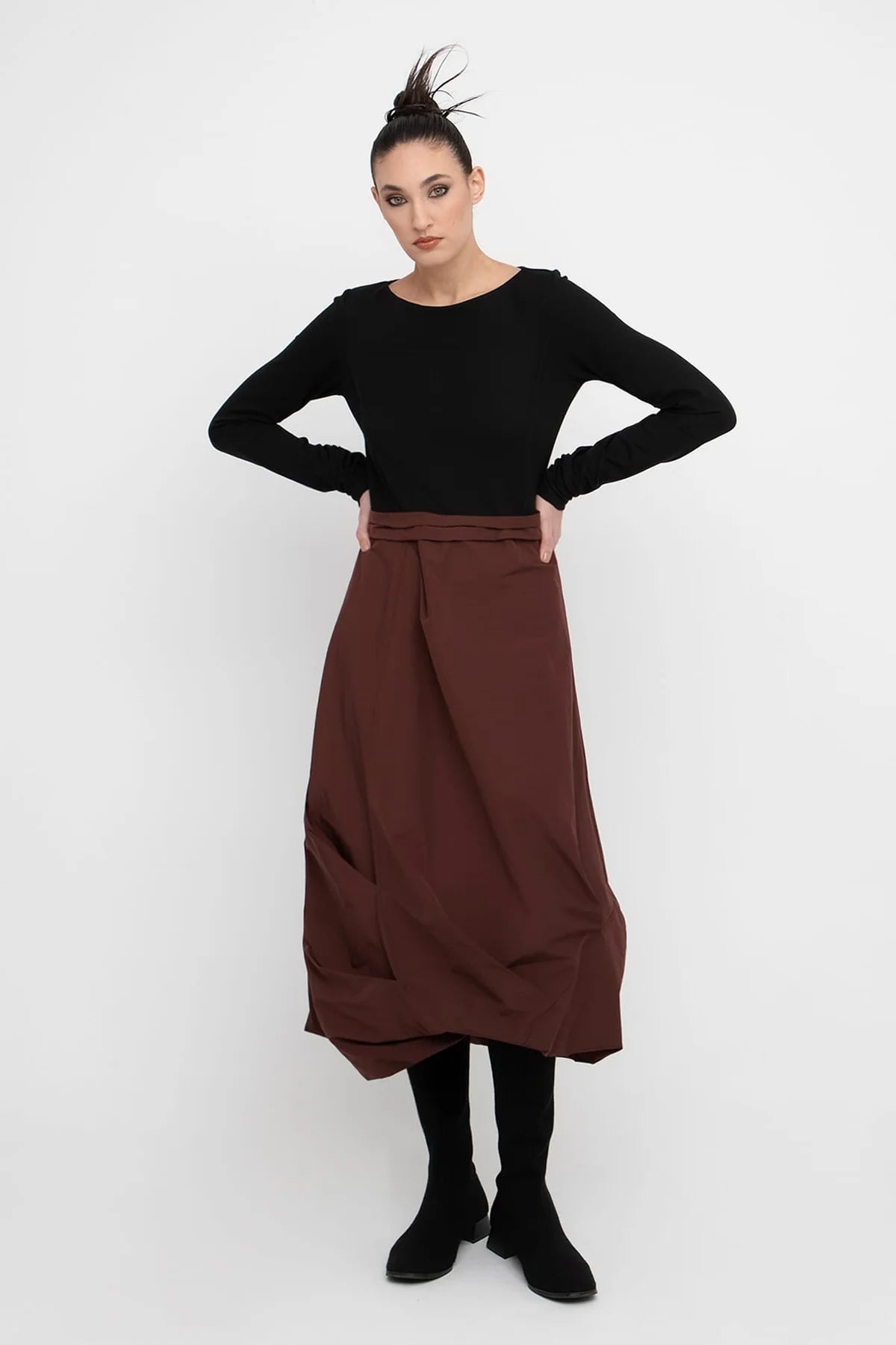 Ozai N Ku Two Tone Dress